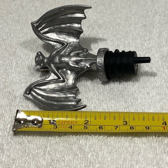 BACARDI RUM Solid Peter BAT Halloween Spooky Liquor Pourer Spout Dispenser - Picture 6 of 8